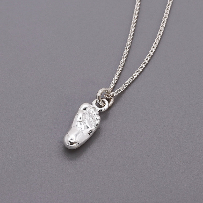 Colgante de plata personalizado para bebé