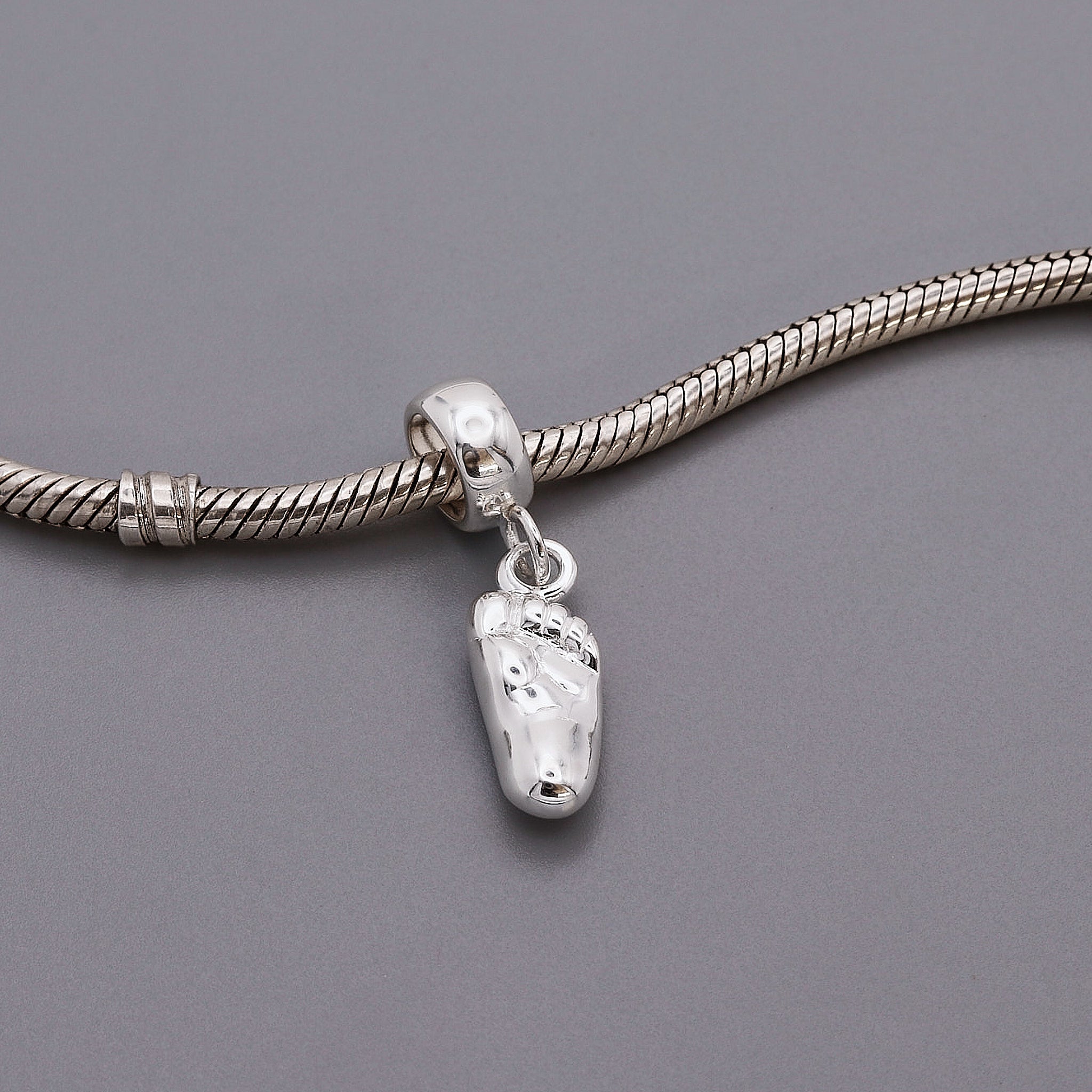 Colgante de plata personalizado para bebé