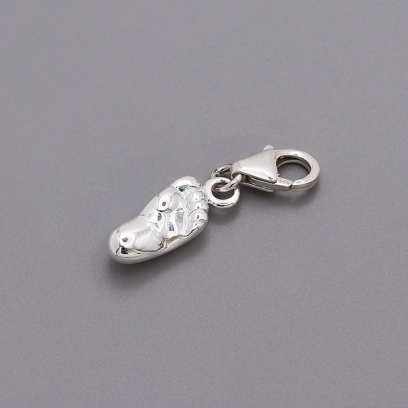 Colgante de plata personalizado para bebé
