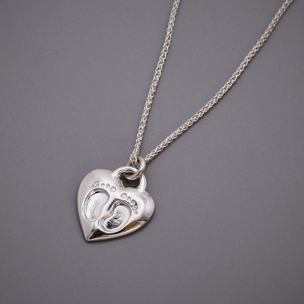Baby Footsteps Personalised Silver Charm