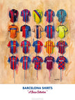 Barcelona A2 Limited Edition Print – Barca Shirt Art