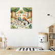 Woodland Picnic Canvas