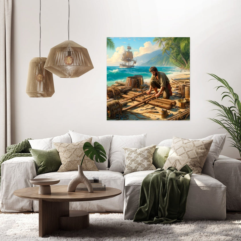 Island Raft Builder Canvas