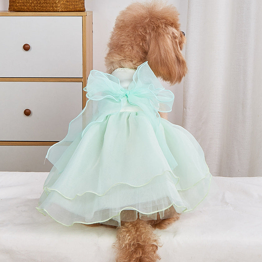 Wedding Dress Pet Skirt Gown