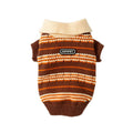 Cat Sweaters, Cold Weather Dog Striped Pullover, Warm Knitted Pet Clothes In Winter