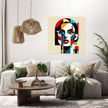 Geometric Lady Canvas
