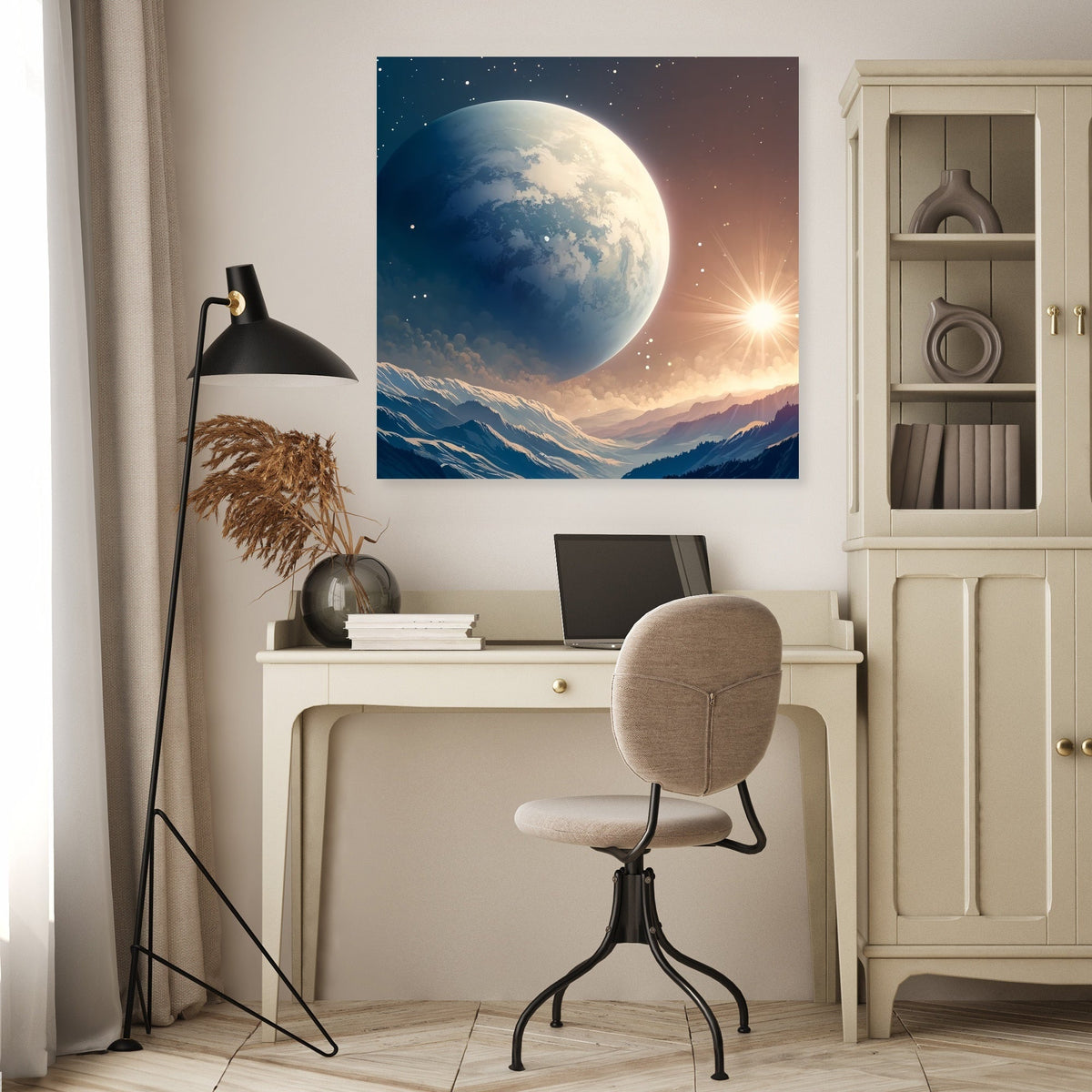 Planetary Serenity Canvas