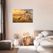 Geometric Lions Canvas