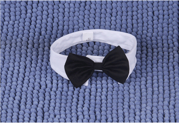 Pet Supplies Teddy Small And Medium Sized Dog Bow Tie And Tie Gentleman Bow Scarf Collar Ornament