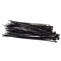 100 Cable Ties (2.5mm x 200mm) Black