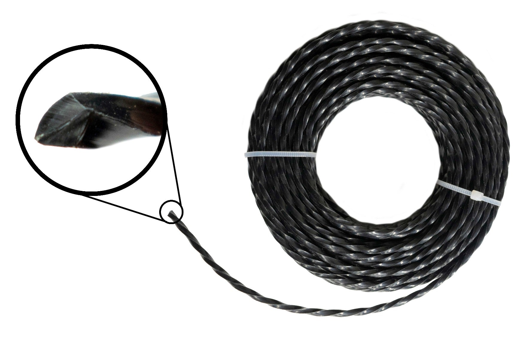 Strimmer Line Black Twist 2.4mm x 15m