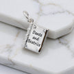 Hardback Book Personalised Silver Charm