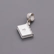 Hardback Book Personalised Silver Charm