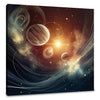 Nebula Lines Canvas