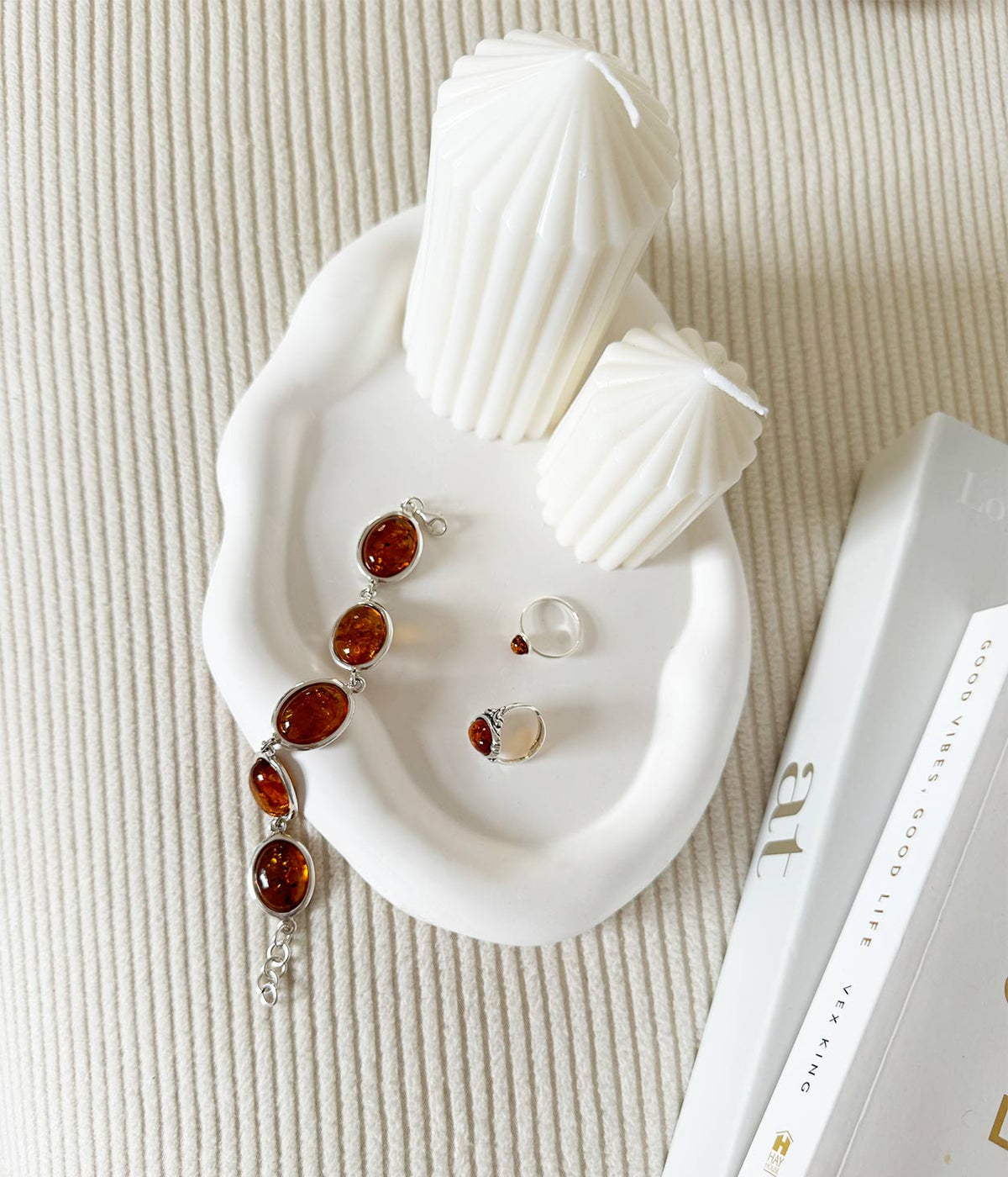 ESSENTIALS Mini Amber Stapelring