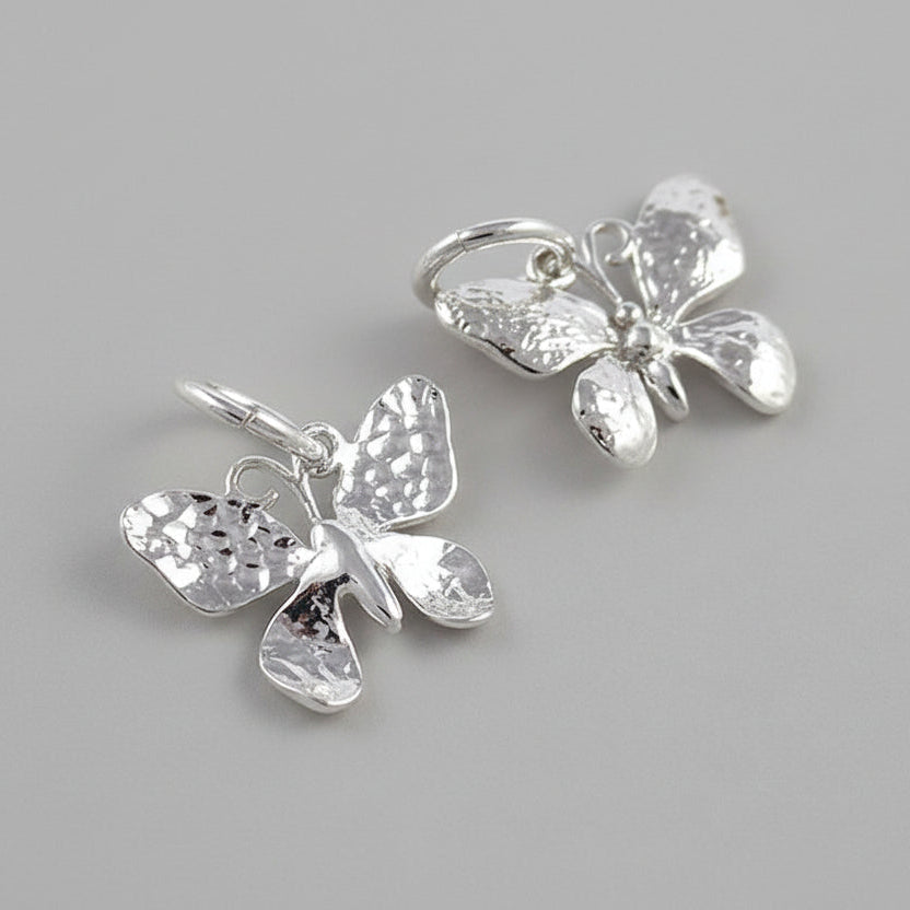 Butterfly Silver Charm