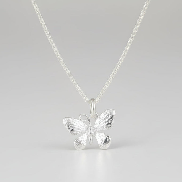 Butterfly Silver Charm