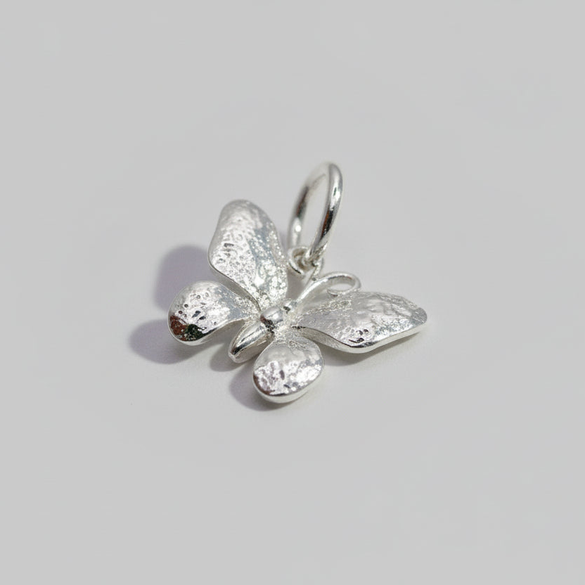 Butterfly Silver Charm