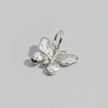 Butterfly Silver Charm