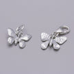 Butterfly Silver Charm