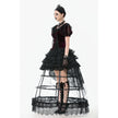 Dark in Love Isolde Velvet & Lace Puff Sleeve Bolero