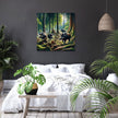 Woodland Boars Canvas