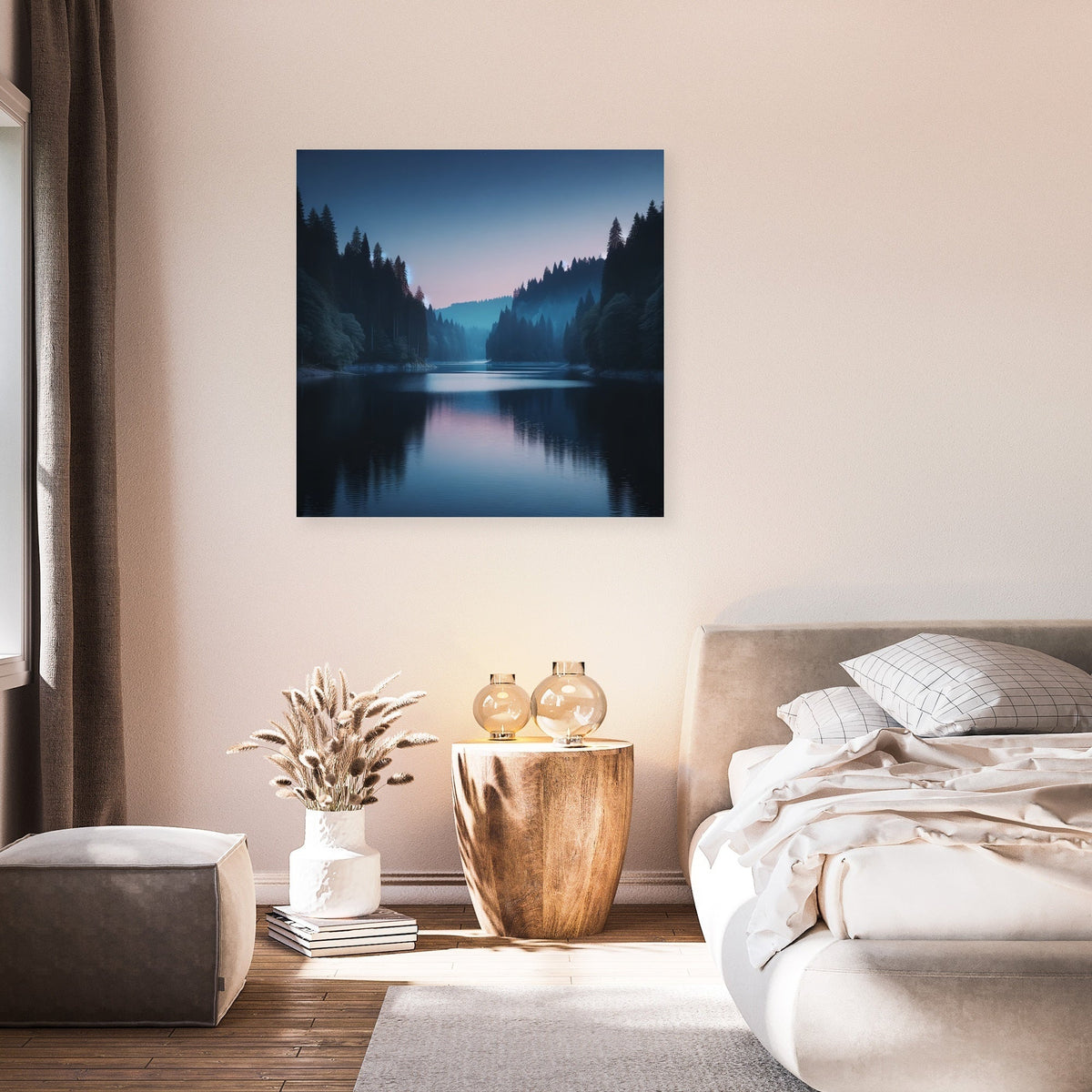 Twilight Lake Canvas