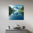 Serene Mountain Lake Canvas