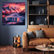 Sunset Glacier Canvas