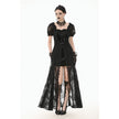 Dark in Love Morwenna Lace Gothic Maxi Dress in Black