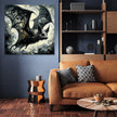 Gothic Bat Canvas