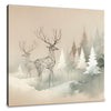 Melancholic Winter Reverie Canvas