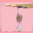 Cat Toy Teaser Plush Feather Bell Teaser Relieving Boredom Self-Hi Pet