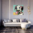 Playful Pup Canvas