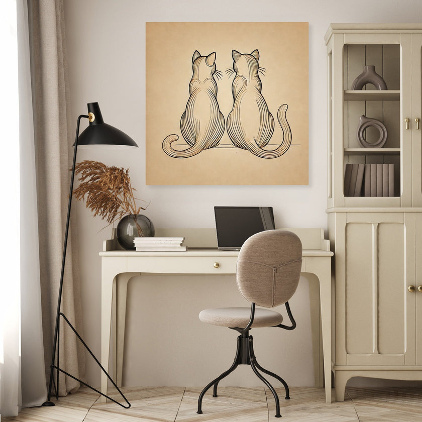 Companionship Cats Canvas