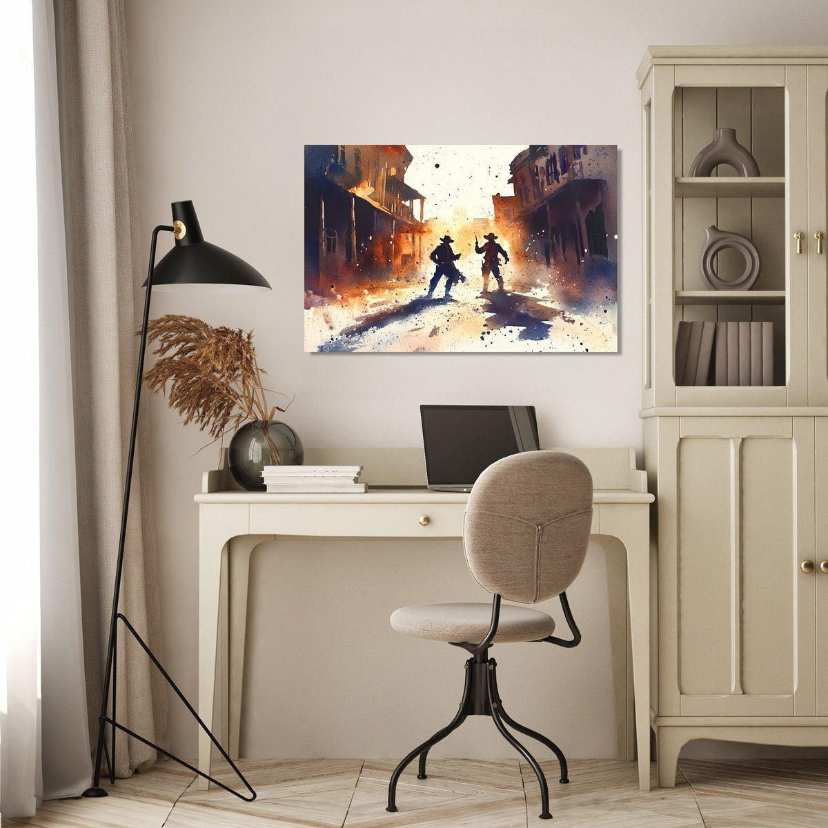 Outlaws at High Noon Canvas
