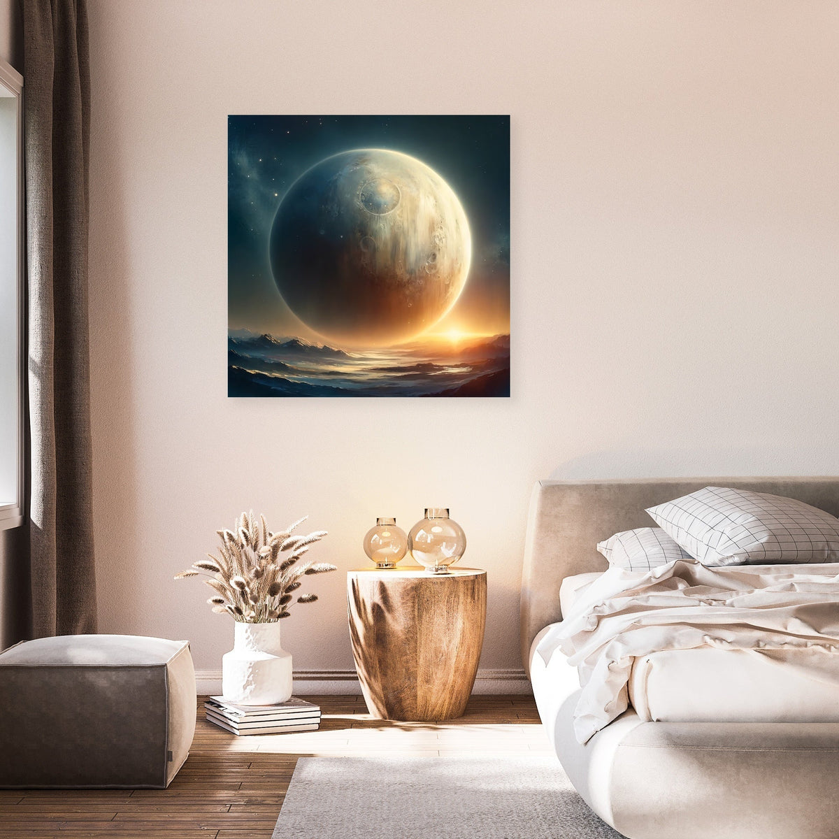 Planetary Dawn Canvas