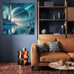 Nebula Ice Spires Canvas