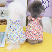 Cross Flower Skirt Pet Small And Medium-sized Dog Casual Clothing