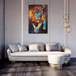 Lion's Vivid Roar Canvas