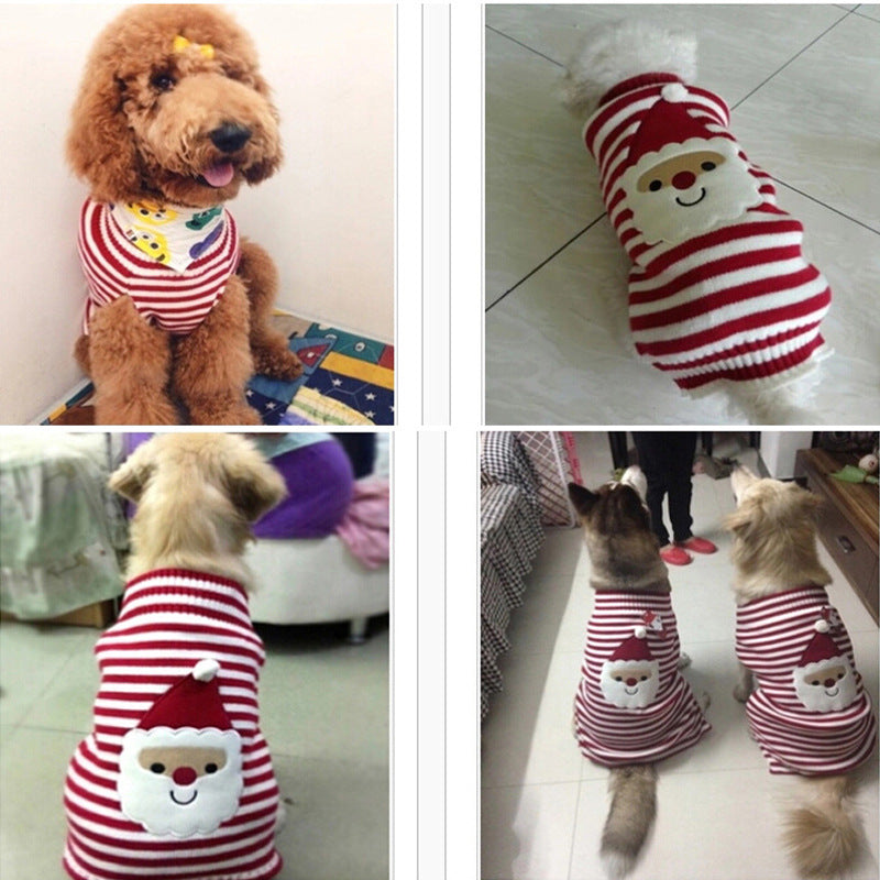 Suéter navideño para perros grandes, medianos y pequeños