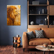 Contemplative Lion Canvas