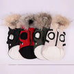 Pet Autumn And Winter Fleece-lined Thickened Dog Clothes Raincoat Strap Traction