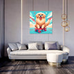 Skater Dog Canvas