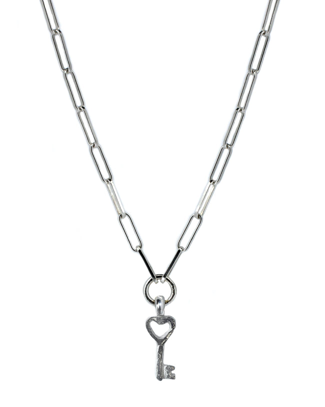 Key to my Heart  Trace Chain Necklace