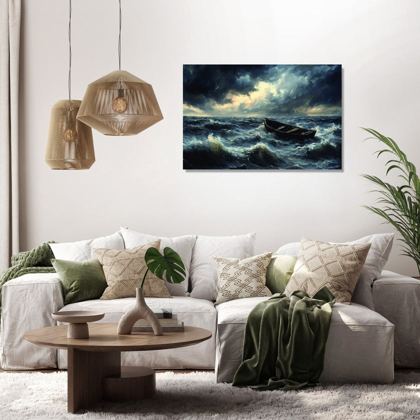 Summer Storm Lake Canvas
