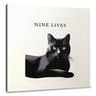 Mysterious Black Cat Canvas