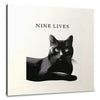 Mysterious Black Cat Canvas