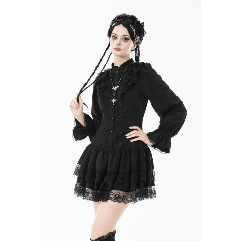 Dark in Love Desdemona Victorian Mini Dress