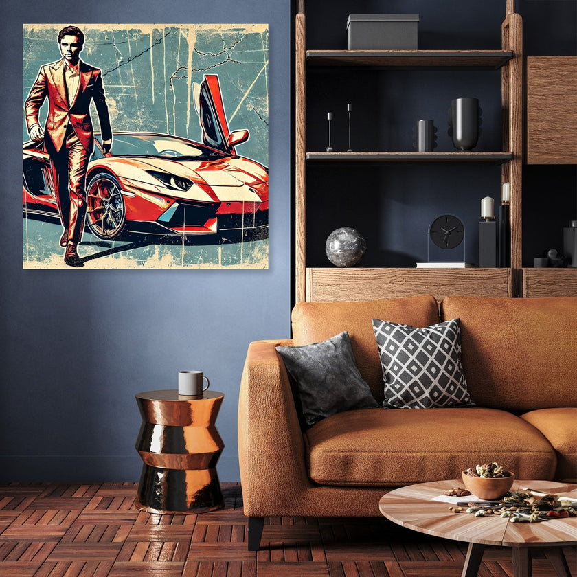 Hollywood Star Drive Canvas